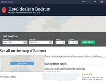 Tablet Screenshot of hotelsbodrum.net